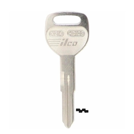 Ilco Ilco: Key Blanks, HD103-NP HONDA AUTO ILCO-HD103-NP